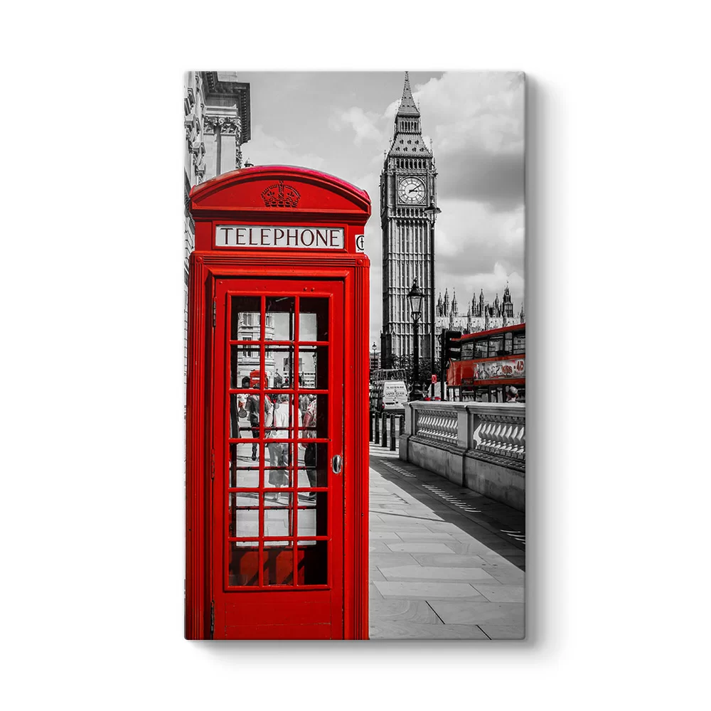 Big Ben - Telefon Kulubesi Tablosu - Model 35